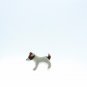Generic White Mocha Brown Spotted Puppy Dog Canine Plush Stuffed Animal Toy 6"