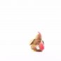 Chicken rooster hen plush stuffed animal toy doll beanie farm bird yellow 6"