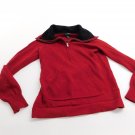 Polo Ralph Lauren Womens Sweater Size S Small Cherry Red Zip Up Neck Collared