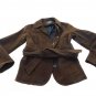 L.L. Bean Womens Winter Coat Size S Small Button Up Brown Collared Winter Jacket