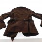 L.L. Bean Womens Winter Coat Size S Small Button Up Brown Collared Winter Jacket