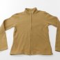 Express Khaki Fleece Full Zip Long SLeeve Semi Fitted Outerwear Warm