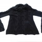Dana Buchman Womens Sweater Size M Medium Black Knitted Thick Chunky Warm Lounge