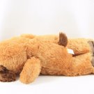 Saint bernard plush stuffed animal toy doll puppy dog pet w/ bow 16â€�