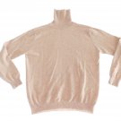 Kirkland Womens Cashmere Sweater Medium Brown Long Sleeve Turlte Neck Casual