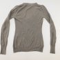 Express Sweater Womens Size M Medium Long Sleeve Casual Light Brown V Neck