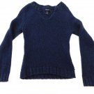 American Eagle AE Womens Dress Sweater Size M Medium Blue Knit Casual Dine Out
