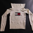 Tommy Hilfiger Womens Sweater Size M Medium Cream White Casual Dine Out Wear