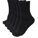 lot of 5 Pair Sports Running Five Finger Toe Mens Socks Elastic Short Soild Sock