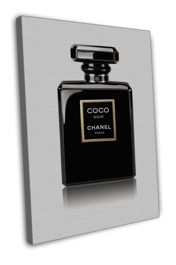 Coco Noir Chanel Paris Perfume Bottle Art Image 20x16 inch Framed ...