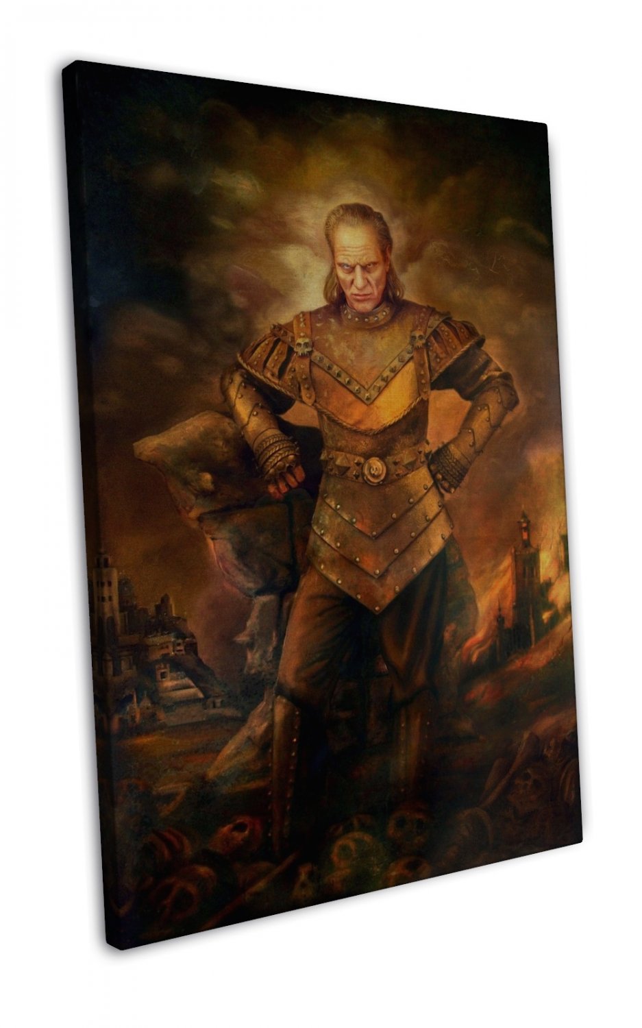 Ghostbusters Vigo Painting Image 20x16 Inch Framed Canvas Print   59e631a125520 419294b 