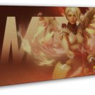 Overwatch Heroes Hot Game Art Mercy 20x16 inch Framed Canvas Print