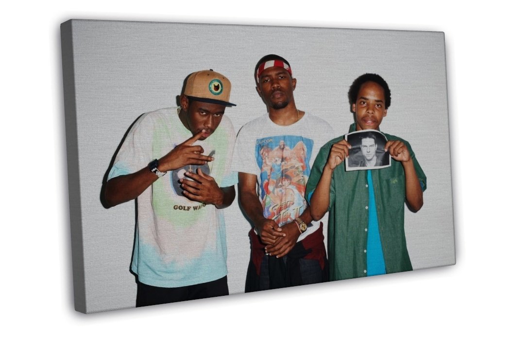 Earl Sweatshirt Frank Ocean Rap Music Large 20x16 Inch Framed Canvas Print