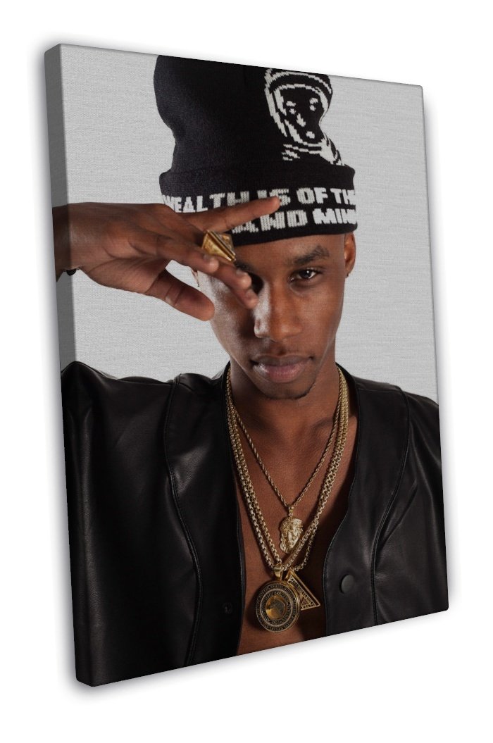 Speaker Knockerz Rapper Music Hip Hop 20x16 inch Framed Canvas Print