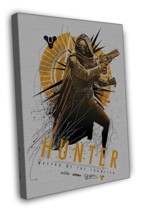 Destiny Video Game Art Hunter D 20x16 inch Framed Canvas Print