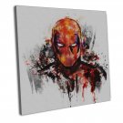 Deadpool Marvel Art Watercolor Image 16x12 inch Framed Canvas Print