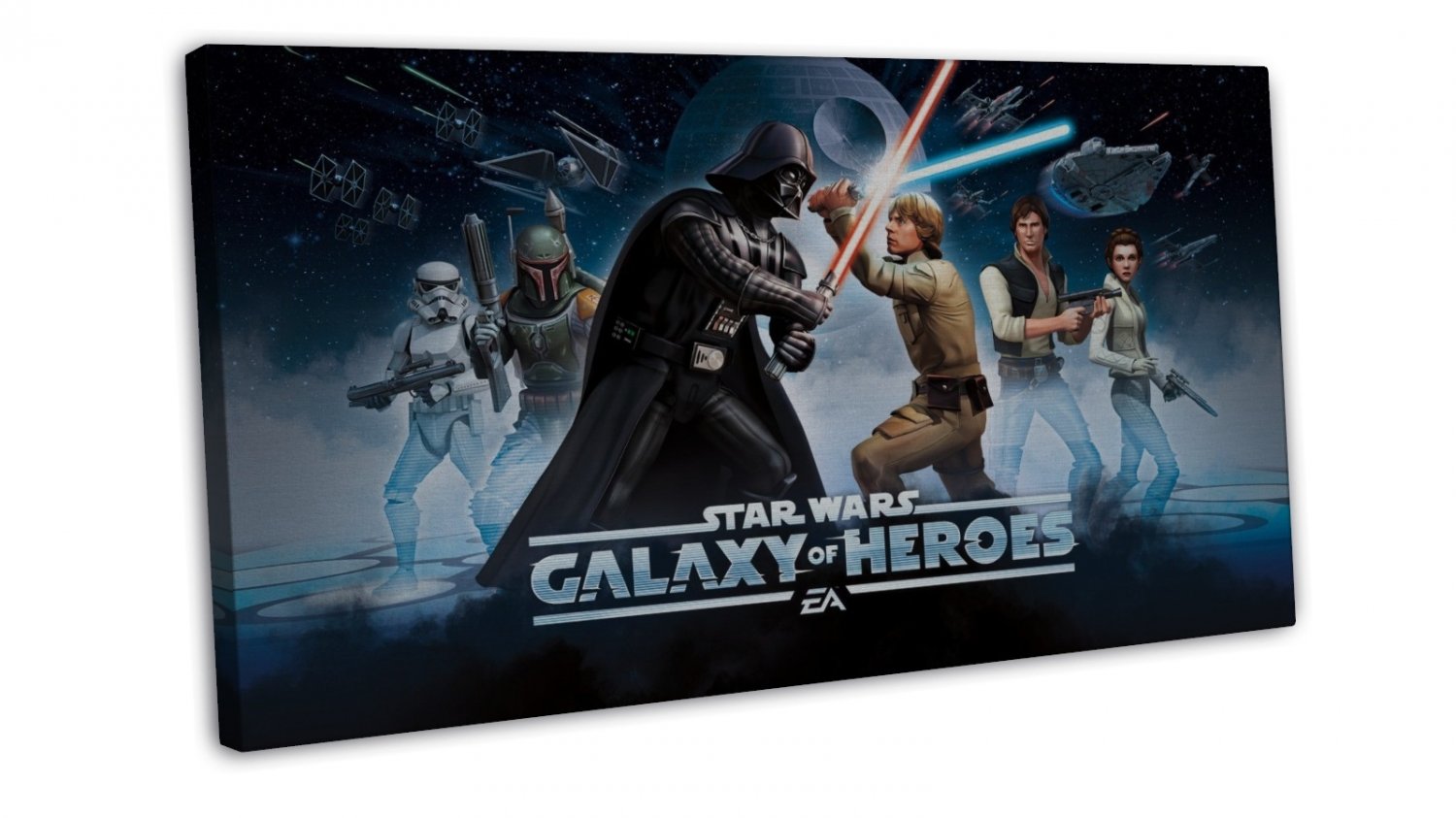 Star Wars Wall Decor 20x16 inch Framed Canvas Print