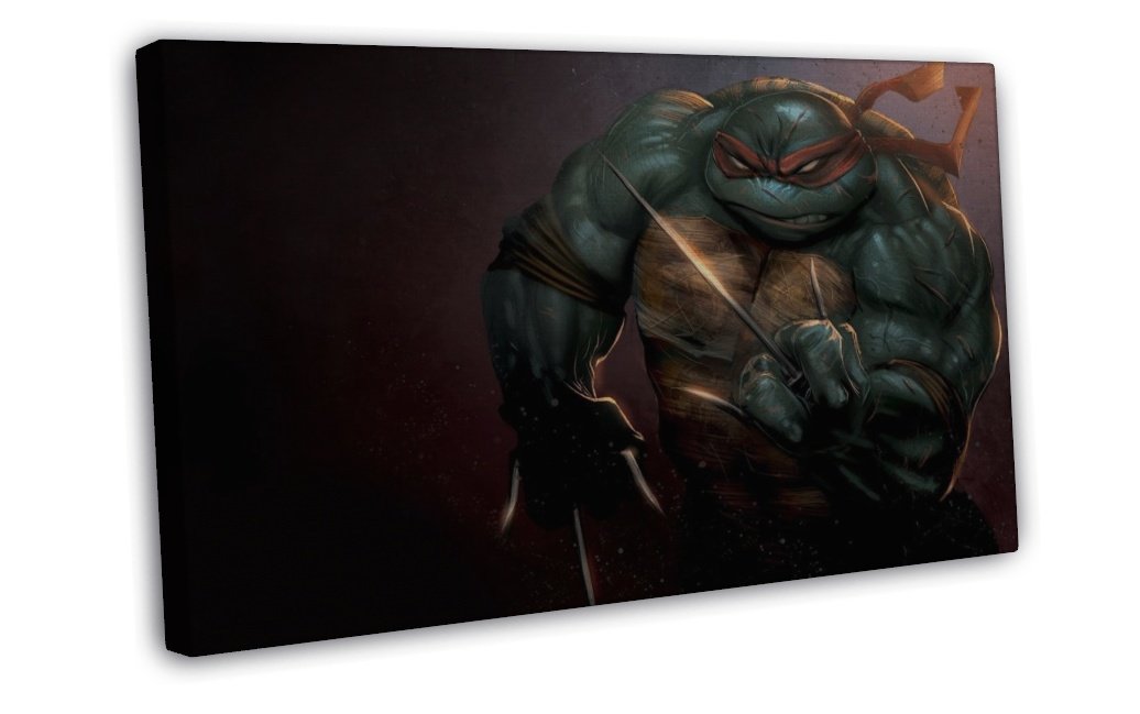 Teenage Mutant Ninja Turtles 2014 Movie Wall Decor 20x16 Inch Framed Canvas Print 1202