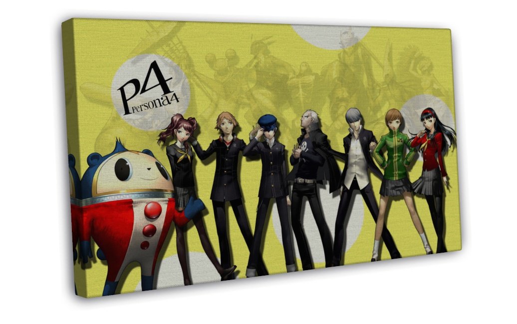 Shin Megami Tensei Persona 4 Game Wall Decor 20x16 Framed Canvas Print