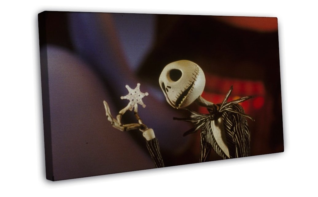 The Nightmare Before Christmas Jack Skellington Wall Decor 20x16 inch FRAMED CANVAS P