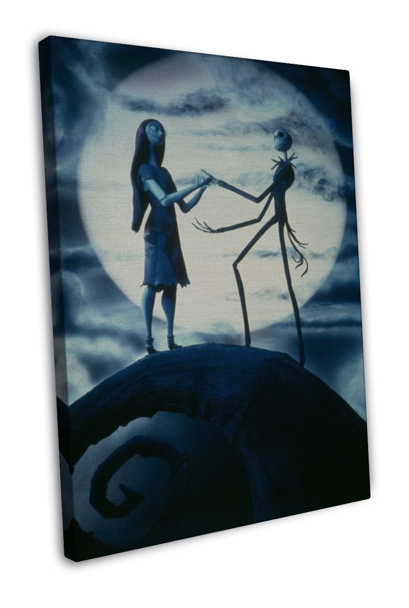 The Nightmare Before Christmas Jack Skellington Wall Decor 20x16 inch FRAMED CANVAS P