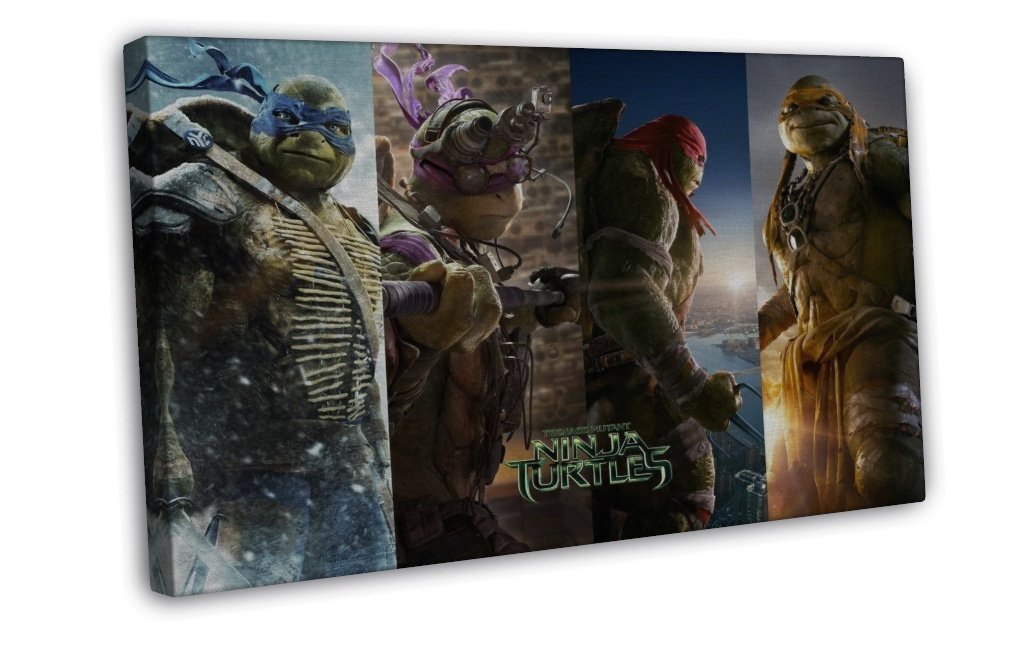 Teenage Mutant Ninja Turtles 2014 Movie Wall Decor 20x16 inch FRAMED