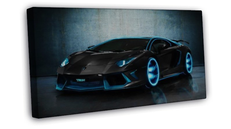 Tableau Déco Lamborghini Aventador - Impression Sur Toile, Art Mural Voiture