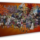 Naruto Shippuden Anime Game Fabric 20x16 inch FRAMED CANVAS Print