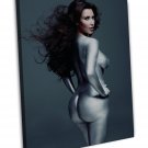 Kim Kardashian Movie Actor Star Art 16x12 inch FRAMED CANVAS Print Decor