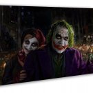 Harley Quinn Joker Art 16x12 inch Framed Canvas Print Decor