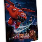 Big Hero 6 Movie 2014 Art 16x12 inch Framed Canvas Print Decor