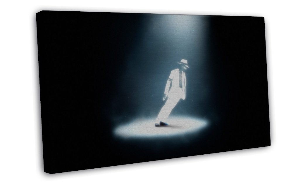 Michael Jackson Music Star Art 16x12 inch Framed Canvas Print Decor