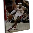 Lebron James Basketball Star Art 16x12 inch FRAMED CANVAS Print Decor