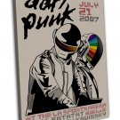 Daft Punk Music Star Art 16x12 inch Framed Canvas Print Decor