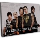 Avenged Sevenfold Metal Band Art 16x12 inch FRAMED CANVAS Print Decor