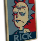 Rick And Morty Tv Animation Art 16x12 inch Framed Canvas Print Decor