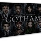 Gotham City Tv Show Art 16x12 inch Framed Canvas Print Decor