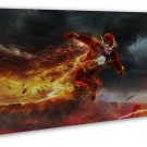 The Flash Tv Show Art 16x12 inch Framed Canvas Print Decor