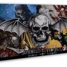 Avenged Sevenfold Metal Band Art 16x12 inch FRAMED CANVAS Print Decor