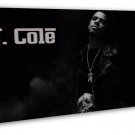 J Cole Music Star Art 16x12 inch Framed Canvas Print Decor