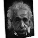 Albert Einstein Physicist Art 16x12 inch FRAMED CANVAS Print Decor