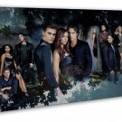 The Vampire Diaries Tv Show Art 16x12 inch Framed Canvas Print Decor