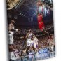 Michael Jordan Dunk Chicago Bulls Utah Jazz 20x16 inch FRAMED CANVAS WALL PRINT