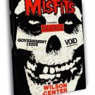 Misfits Punk Rock Music Band Art  20x16 inch FRAMED CANVAS WALL PRINT