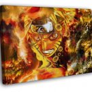 Naruto Fire Amazing Cool Painting Anime Manga Art  20x16 inch FRAMED CANVAS WALL PRINT