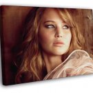 Jennifer Lawrence Amazing Portrait Eyes Hot Actress  20x16 inch FRAMED CANVAS WALL PRINT
