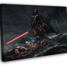 Darth Vader Stormtroopers Star Wars Movie Awesome Art WALL  20x16 inch FRAMED CANVAS PRINT