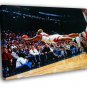 Dennis Rodman Chicago Bulls Jump Save Rebound 20x16 inch FRAMED CANVAS WALL PRINT