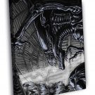 Alien Queen Xenomorph Eggs Awesome Sci-Fi Movie Art  20x16 inch FRAMED CANVAS WALL PRINT