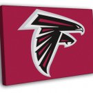 Atlanta Falcons Football Logo Hockey Sport Art WALL  20x16 inch FRAMED CANVAS PRINT